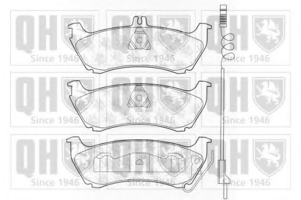 Тормозные колодки QUINTON HAZELL BP1293
