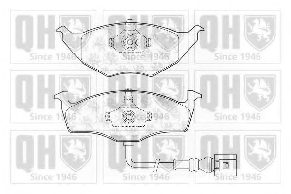 Тормозные колодки QUINTON HAZELL BP1300