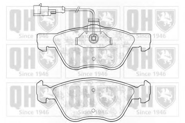 Тормозные колодки QUINTON HAZELL BP1303