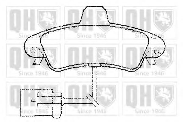 Тормозные колодки QUINTON HAZELL BP1308