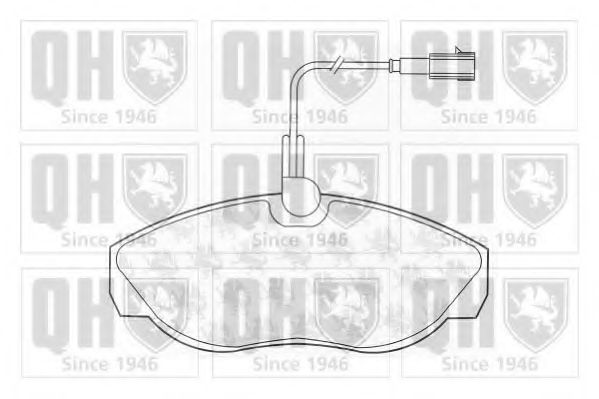 Тормозные колодки QUINTON HAZELL BP1329