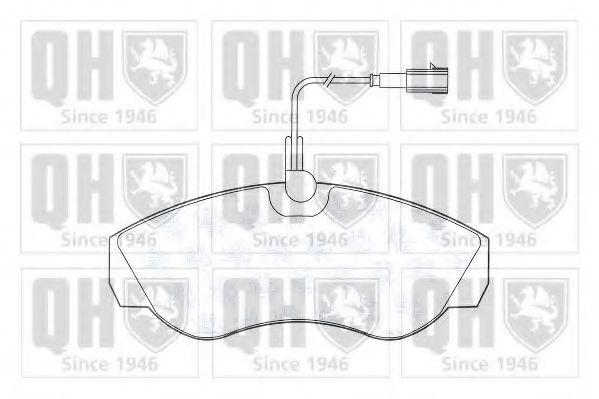 Тормозные колодки QUINTON HAZELL BP1330
