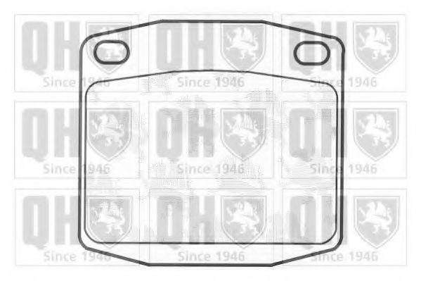 Тормозные колодки QUINTON HAZELL BP134