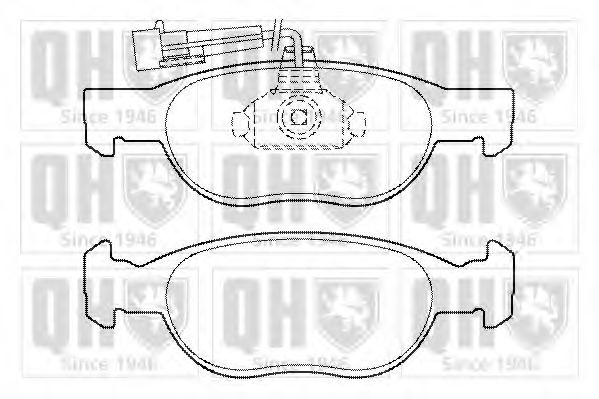 Тормозные колодки QUINTON HAZELL BP1340