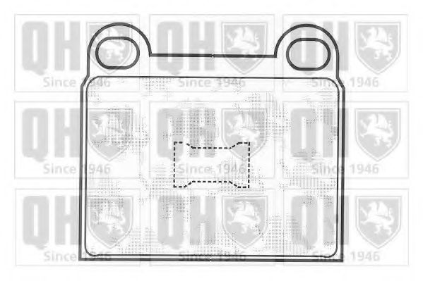Тормозные колодки QUINTON HAZELL BP135