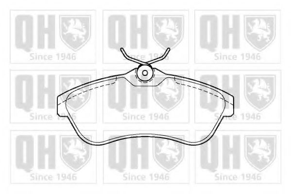 Тормозные колодки QUINTON HAZELL BP1351