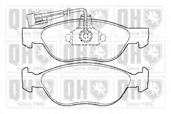 Тормозные колодки QUINTON HAZELL BP1353