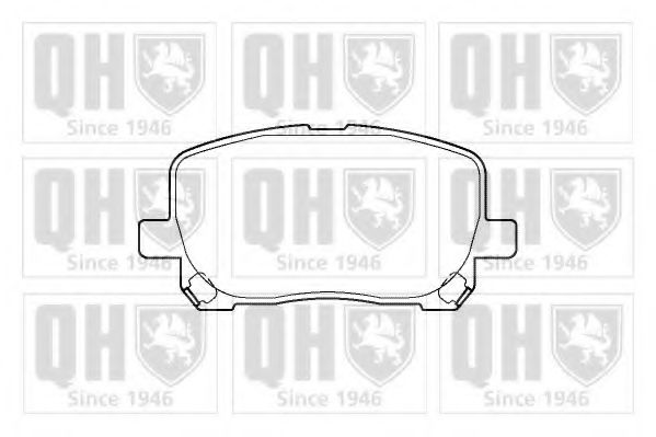 Тормозные колодки QUINTON HAZELL BP1368