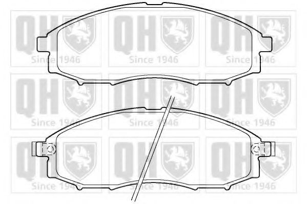 Тормозные колодки QUINTON HAZELL BP1390