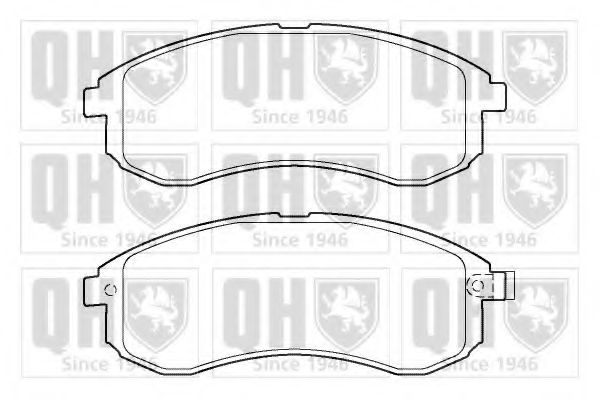 Тормозные колодки QUINTON HAZELL BP1404