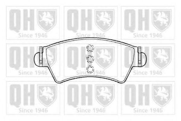 Тормозные колодки QUINTON HAZELL BP1406