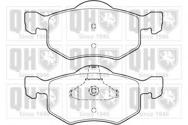 Тормозные колодки QUINTON HAZELL BP1408