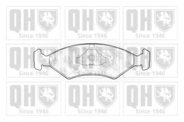 Тормозные колодки QUINTON HAZELL BP161