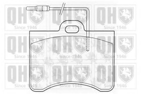 Тормозные колодки QUINTON HAZELL BP167