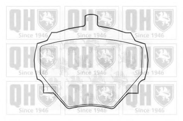 Тормозные колодки QUINTON HAZELL BP169