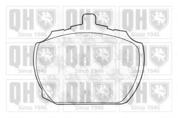 Тормозные колодки QUINTON HAZELL BP170