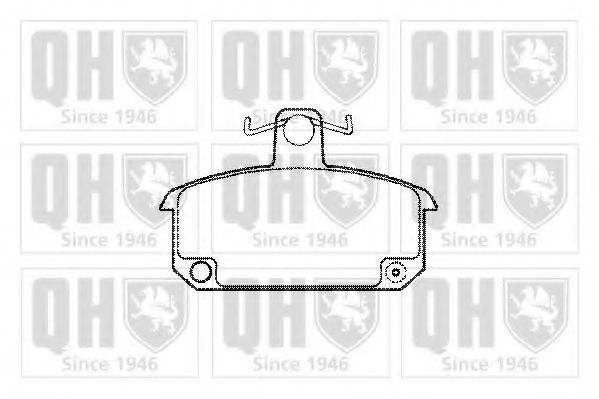 Тормозные колодки QUINTON HAZELL BP202
