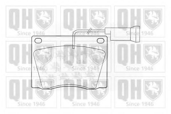 Тормозные колодки QUINTON HAZELL BP204