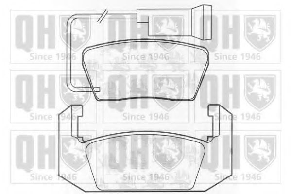 Тормозные колодки quintonhazell BP205
