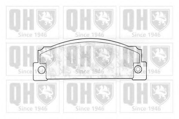 Тормозные колодки QUINTON HAZELL BP217