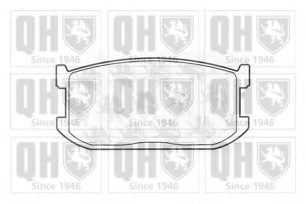 Тормозные колодки QUINTON HAZELL BP224