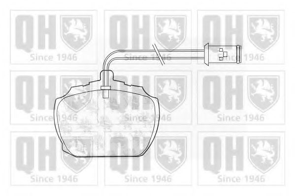 Тормозные колодки QUINTON HAZELL BP227