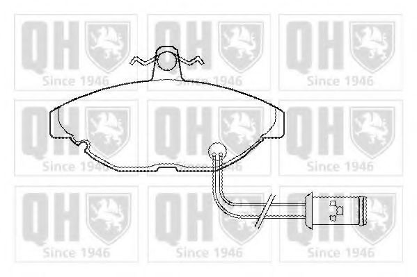 Тормозные колодки QUINTON HAZELL BP228