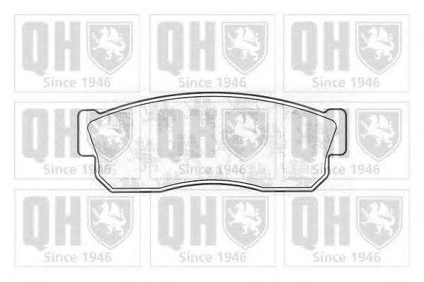 Тормозные колодки QUINTON HAZELL BP229