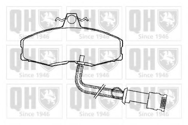 Тормозные колодки QUINTON HAZELL BP235