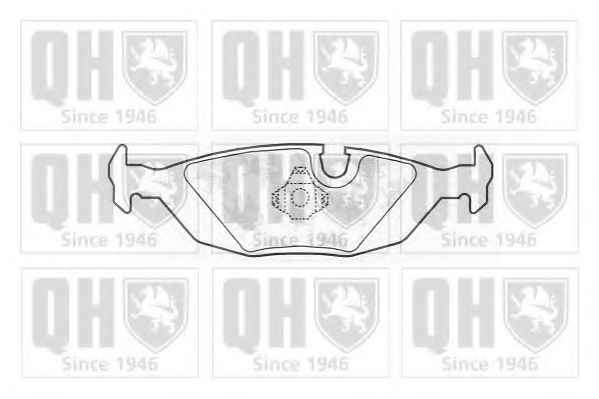 Тормозные колодки QUINTON HAZELL BP244
