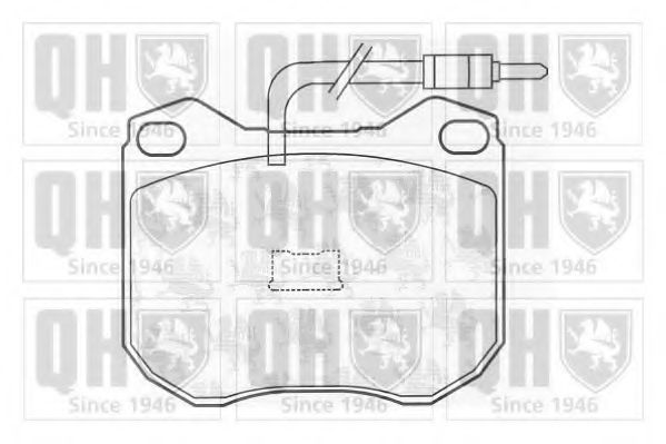 Тормозные колодки QUINTON HAZELL BP251