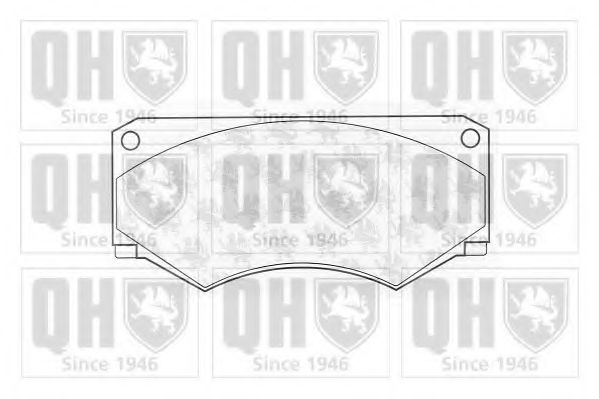 Тормозные колодки QUINTON HAZELL BP286