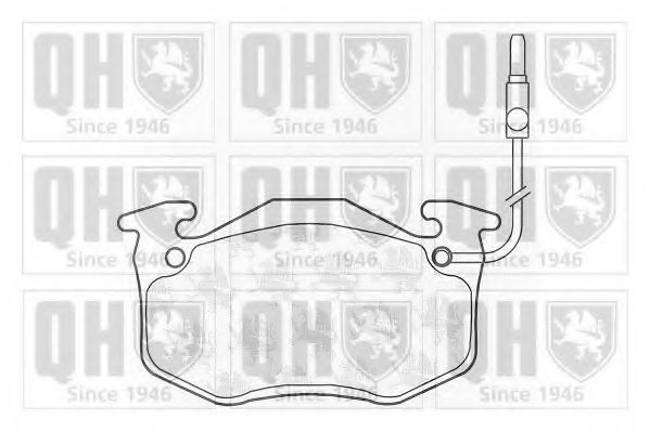 Тормозные колодки QUINTON HAZELL BP310