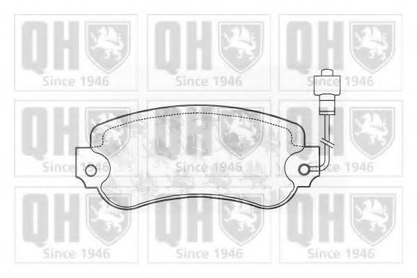 Тормозные колодки QUINTON HAZELL BP321