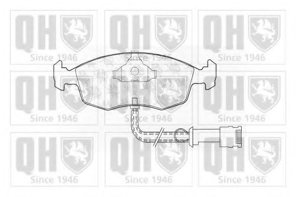Тормозные колодки QUINTON HAZELL BP324