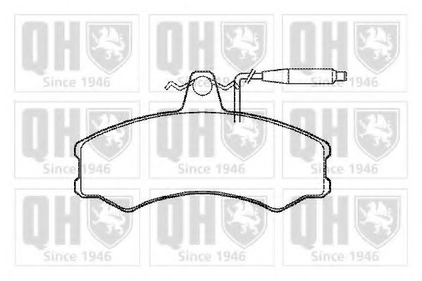 Тормозные колодки QUINTON HAZELL BP326