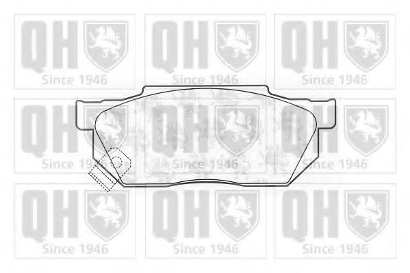 Тормозные колодки QUINTON HAZELL BP329