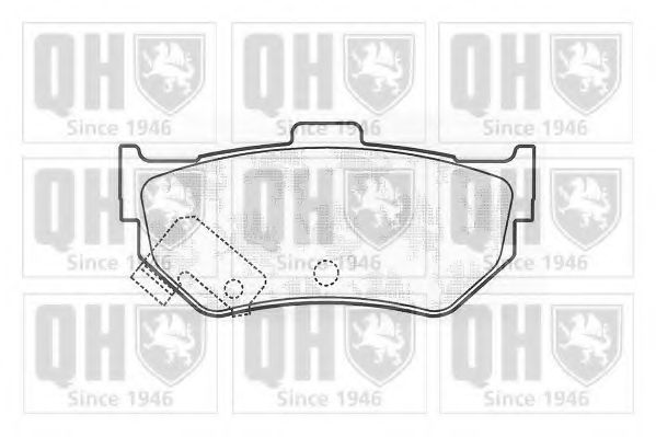 Тормозные колодки QUINTON HAZELL BP330