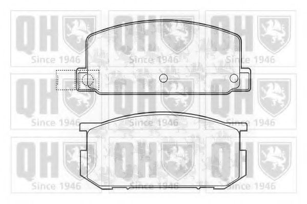 Тормозные колодки QUINTON HAZELL BP341