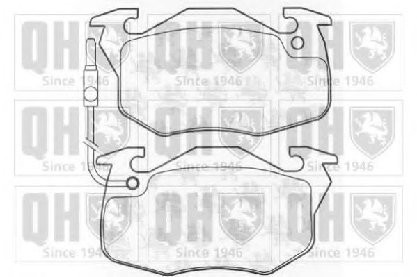 Тормозные колодки QUINTON HAZELL BP361