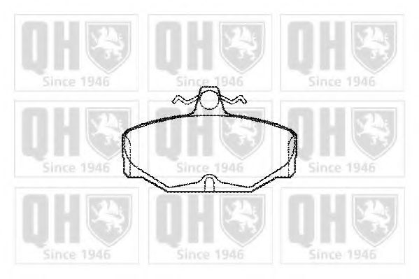 Тормозные колодки QUINTON HAZELL BP364