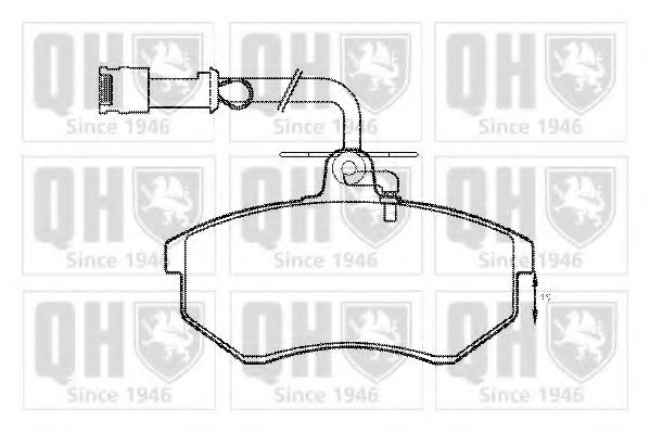 Тормозные колодки QUINTON HAZELL BP399