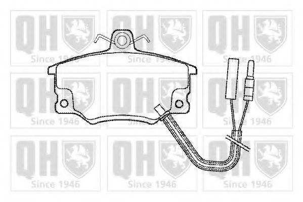 Тормозные колодки QUINTON HAZELL BP400