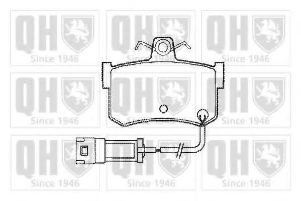 Тормозные колодки QUINTON HAZELL BP409