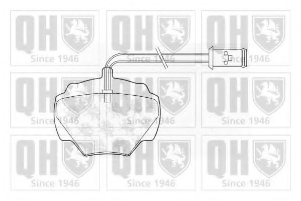 Тормозные колодки QUINTON HAZELL BP414