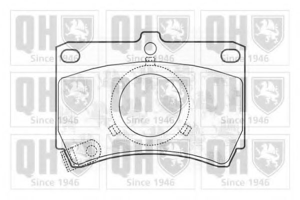 Тормозные колодки QUINTON HAZELL BP416