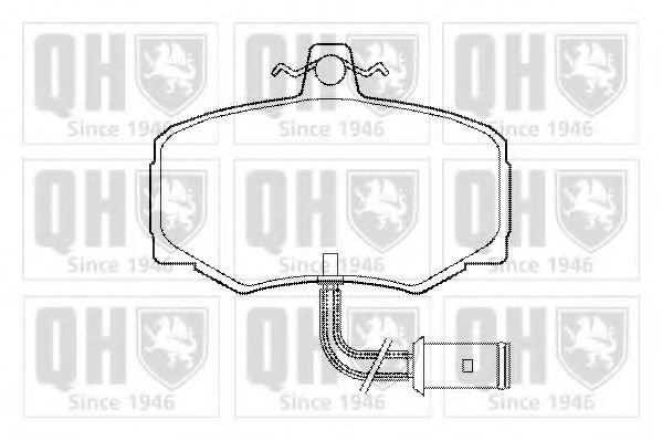 Тормозные колодки QUINTON HAZELL BP418