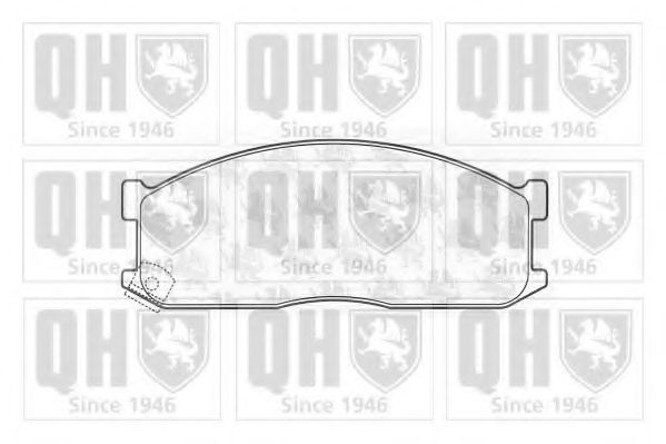 Тормозные колодки QUINTON HAZELL BP428