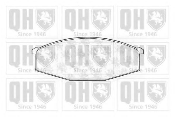 Тормозные колодки QUINTON HAZELL BP437