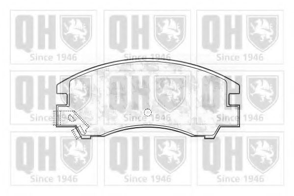 Тормозные колодки QUINTON HAZELL BP438